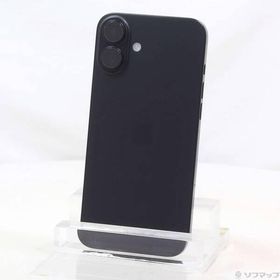 〔中古〕Apple(アップル) iPhone16 Plus 128GB ブラック 3N343J／A SIMフリー〔196-ud〕