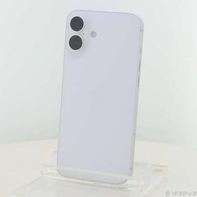 〔中古〕Apple(アップル) iPhone16 Plus 128GB ホワイト MXVC3J／A SIMフリー〔344-ud〕