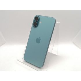 【中古】Apple 国内版 【SIMフリー】 iPhone 16 Plus 256GB ティール MXVL3J/A【高崎モントレー】保証期間１ヶ月【ランクB】