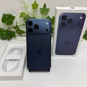 バッテリー100% iPhone 17ProMax 256GB ブルー 国内版 SIMフリー