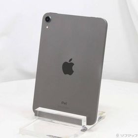 〔中古〕Apple(アップル) iPad mini 第6世代 256GB スペースグレイ MK7T3J／A Wi-Fi〔352-ud〕