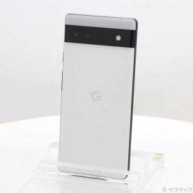【中古】GOOGLE(グーグル) Google Pixel 6a 128GB チョーク GB17L au SIMフリー 【352-ud】
