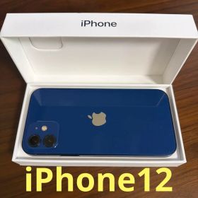 Apple iPhone12 本体 ブルー docomo購入 修理歴なし