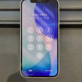 iPhone12 256GB SIM解除済み バッテリー83％ 白 本体のみ 初期化済み 画面ロックPass：00000