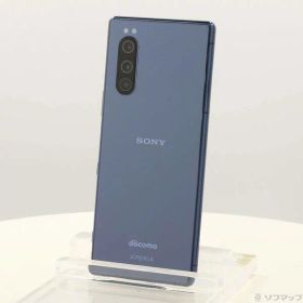【中古】SONY(ソニー) Xperia 5 64GB ブルー SO-01M docomoロック解除SIMフリー 【349-ud】