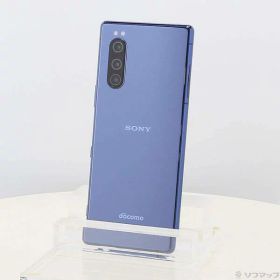 【中古】SONY(ソニー) Xperia 5 64GB ブルー SO-01M docomoロック解除SIMフリー 【305-ud】