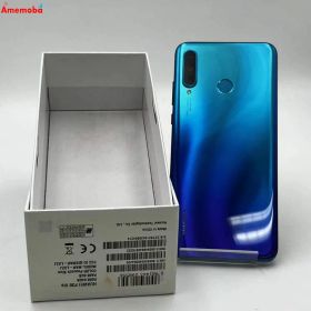 【中古】HUAWEI P30 lite 64GB ピーコックブルー MAR-LX2J ストア版SIMフリー