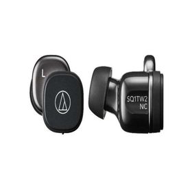 【長期保証付】オーディオテクニカ(audio-technica) ATH-SQ1TW2NC-BK ブラック 完全ワイヤレスノイズキャンセリングイヤホン