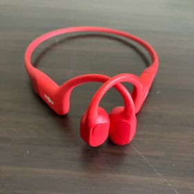 Shokz OpenRun S803 骨伝導イヤホン 本体 レッド