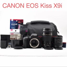 一眼レフカメラ CANON EOS Kiss X9i標準&望遠ダブルレンズセット