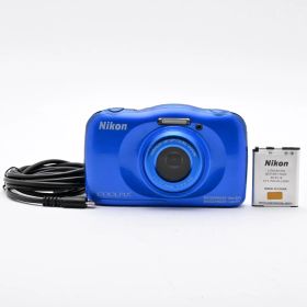 ニコン NIKON COOLPIX S33 ブルー