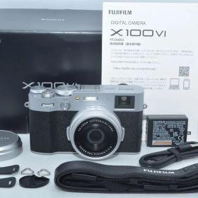 1367★新品級・ショット数1200回★FUJIFILM コンパクトデジタルカメラ X100Ⅵ シルバー 多言語