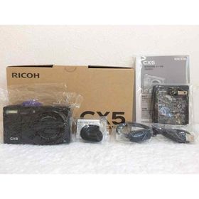 【中古】RICOH ハイブリッドAFシステム搭載 光学10.7倍ズーム CX5 ブラック CX5BK