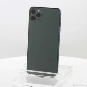 ソフマップ 〔中古品〕 iPhone11 Pro Max 256GB ミッドナイトグリーン MWHM2J／A SIMフリー【305】