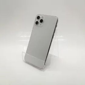 【中古】Apple SoftBank 【SIMロック解除済み】 iPhone 11 Pro 256GB シルバー MWC82J/A【秋葉5号】保証期間１ヶ月【ランクC】