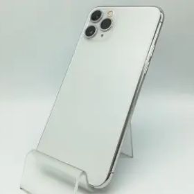 【中古】Apple au 【SIMロック解除済み】 iPhone 11 Pro 256GB シルバー MWC82J/A【秋葉本店】保証期間１ヶ月【ランクB】