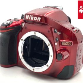【中古】 【良品】 ニコン D5200 ボディ レッド