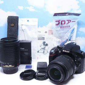 スマホに転送できる⭐️Nikon D5200⭐️ダブルレンズ⭐️届いてすぐ使える