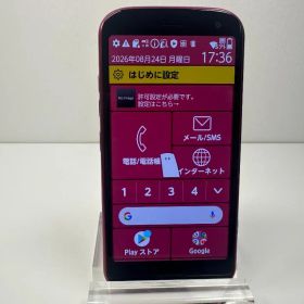 美品 NTT docomo らくらくスマートフォン F-52B ピンク