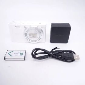 【美品】ソニー SONY デジタルカメラ Cyber-shot DSC-WX350-W 光学20倍 ホワイト [W2609011A]