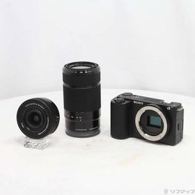 〔中古〕SONY(ソニー) VLOGCAM ZV-E10 II ダブルズームレンズキット ブラック ZV-E10M2X B〔305-ud〕