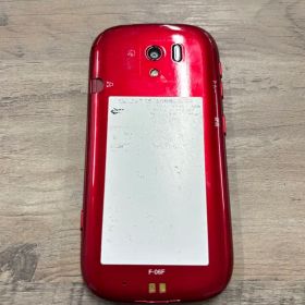 docomo らくらくスマートフォン3 F-06F レッド 本体のみ 動作確認済