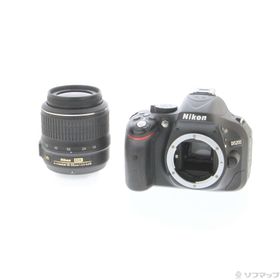 (中古)Nikon NIKON D5200 18-55 VR レンズキット ブラック(344-ud)