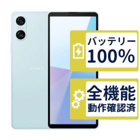 SOG14 au版/UQモバイル版 Xperia 10 VI ブルー SONY au版SIMフリー 整備済中古品 判定○品 9089