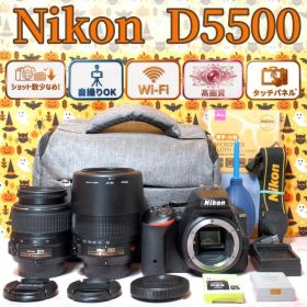 ニコン D5500☆S数少＆美品☆一眼レフカメラ☆Wi-Fi☆返品保証あり