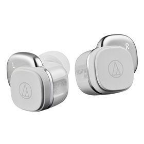 オーディオテクニカ 完全ワイヤレスイヤホン ATH-SQ1TW2NC-GY グレー ノイズキャンセリング Bluetooth 左右独立 マルチポイント ワイヤレ