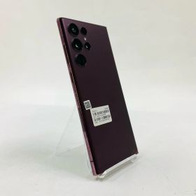 【最速発送】SAMSUNG Galaxy S22 Ultra 256GB バーガンディ SIMフリー SCG14 白ロム【難有】