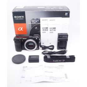 【極上品】 ソニー SONY ミラーレス一眼カメラ α NEX-7 ボディ ブラック [W2608037A]