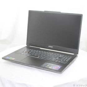 〔中古〕MSI(エムエスアイ) 〔展示品〕 Cyborg 15 A13V Cyborg-15-A13UCK-4169JP ブラック＆スケルトン〔276-ud〕