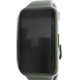 HUAWEI LEA-B19 スマートウォッチ 腕時計 ウォッチ デジタル ロゴ 緑 グリーン ■GY18 /MQ メンズ レディース