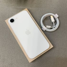 バッテリー100% iPhone 16e 128GB ホワイト 国内版 SIMフリー送料無料