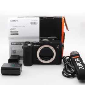 【シャッター回数：500】SONY ILCE-7C α7C ボディ ブラック〔SONY Eマウント〕