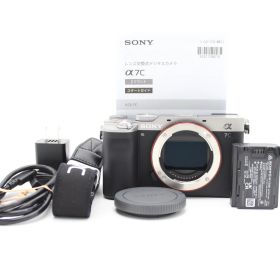 ショット数27枚！■ほぼ新品■ SONY フルサイズ ミラーレス一眼カメラ α7C ボディ シルバー ILCE-7C S ♯14906