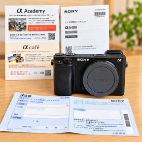 SONY☆α6400☆ILCE-6400 ブラック 美品 ショット13014枚