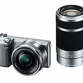 【中古】【39shop】SONY★ミラーレス一眼 NEX-5T ダブルズームレンズキット シルバー NEX-5TY-S(非常に良い)