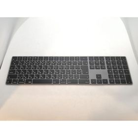 【中古】Apple Magic Keyboard（2018/テンキー付き/A1843） - 日本語（JIS） スペースグレイ MRMH2J/A【高崎モントレー】保証期間１週間