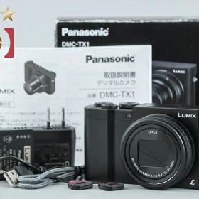 【中古】Panasonic パナソニック LUMIX DMC-TX1 ブラック コンパクトデジタルカメラ 元箱付き