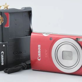 【中古】Canon キヤノン IXY 200 レッド コンパクトデジタルカメラ