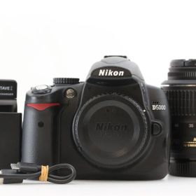 Nikon D5000 AF-S DX NIKKOR 18-55mm F3.5-5.6 G VR 中古 ニコン 美品 完動品 #f-681