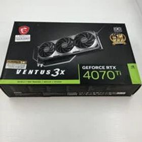 中古 MSI GeForce RTX 4070 Ti VENTUS 3X 12G OC (RTX4070Ti 12GB) 154205 状態： C:並品