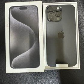 Apple iPhone 15 Pro MAX 本体 ブラック 256GB