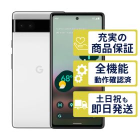 Pixel 6a 128GB チョーク Google SIMフリー 整備済中古品 判定○品 3447