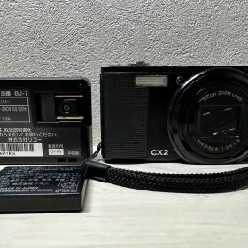 RICOH CX2 ブラック デジカメ コンデジ 純正充電器付 動作確認済