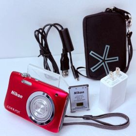 Nikon COOLPIX A100 レッド 動作確認済 コンデジ レトロ 人気