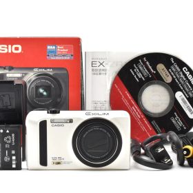 現状品 箱あり CASIO カシオ EXILIM EX-ZR100 白 ホワイト コンパクトデジタルカメラ #4579