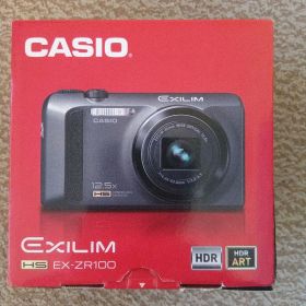 値下げ CASIO EXILIM EX-ZR100 デジタルカメラ ブラック